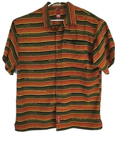 Ecko Mens Short Sleeve Button Front Multi-Color Size XL Polyester Shirt - Picture 1 of 6