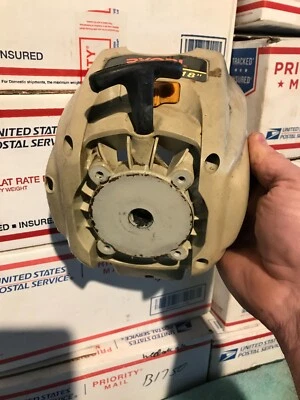 RYOBI  790R 31CC  Grass Trimmer RECOIL UNIT STARTER  PULLEY AND SHROUD - Image 1 of 4