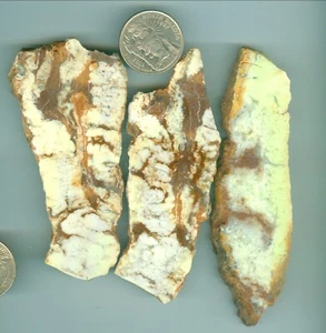 Natürliche Chrysophrasplatten 118 Gramm natürliche Zitronenchrysophrase grobe Säcke - Bild 1 von 1