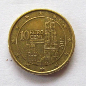 PIECE 10 cent euro AUTRICHE AUSTRIA, 2013