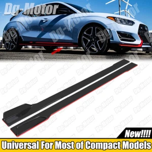 For Hyundai Kia Universal 78.7inch Red Line Side Skirt Extension Rocker Panels - Bild 1 von 11