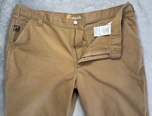 CARHARTT Pants 40x31* Brown Relaxed Fit Full Swing Duck Cryder Canvas 101709 - Picture 1 of 12