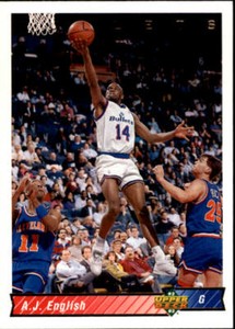 1992-93 Upper Deck Basketball #208 A.J. English