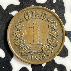 1906 Norway 1 Ore Lot#E3601 - Picture 1 of 2