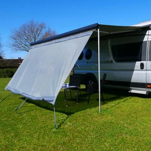 your GEAR Sun + Rain Blocker 4,8x2m Vorderwand Markise Sonne Wind Regen Schutz - Bild 1 von 12