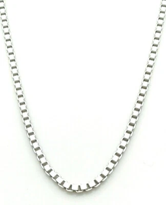 CATENA IN ORO BIANCO 18 CT 750 VENEZIANA 50 CM LARGHEZZA 0,50 MM ( 87 ) - Immagine 1 di 3
