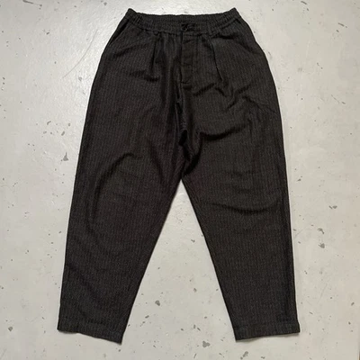 Pantalón Universal Works Algodón Plisado Cordón Elástico Rayas Talla 32 Foto 1 de 4