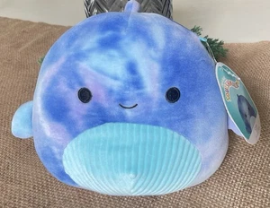Squishmallows Cyan the Blue Whale 7-Inch Plush - Picture 1 of 6