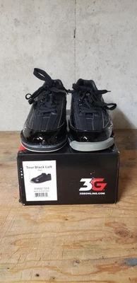 3G TOUR BLACK MENS BOWLING SHOES LEFT HAND SIZE 12 NEW IN BOX  - Image 1 of 4