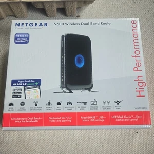 Netgear Router N600 WNDR3400 Wireless Dual Band High Performance - Picture 1 of 11