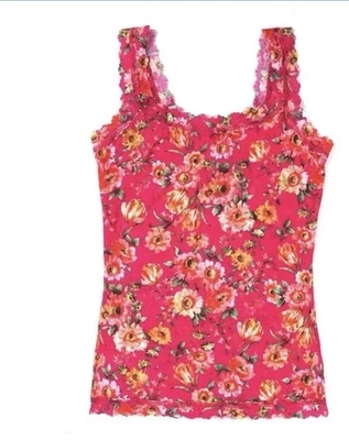 Hanky Panky Lace Cami Tank Top Women’s  Medium Floral Sleeveless Layering NWT - Image 1 of 4