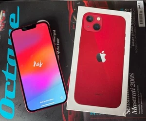 Apple iPhone 13 128GB, Red, Unlocked - Afbeelding 1 van 4