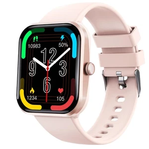 For F96T high temperature alarm bracelet SOS help heart rate Bluetooth call - Picture 1 of 27