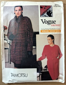 VOGUE Career TAMOTSU Misses Jacket Blouse Tapered Skirt Vintage Sz 12-16 UNCUT - Picture 1 of 3