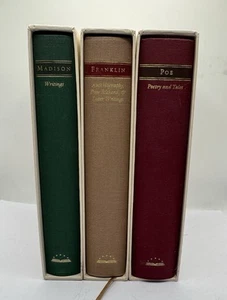 Posten von 3 The Library of America Büchern Poe Franklin & Madison 1166 - Bild 1 von 10