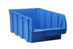5 Stapelboxen Kleinteilekisten Sichtlagerkasten Kunststoff blau 316x500x200 - Bild 1 von 1