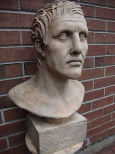 Menandro Griego Comedia Clásica Poeta Escritor Busto de Piedra Arte Escultura Canadá Arte - Imagen 1 de 10