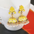 Charme femmes style bohème cloches couleur perles de millet boucles d'oreilles rétro bijoux cadeau