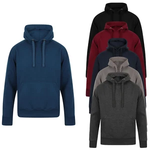 Herren einfarbig Pullover Kapuzenpullover - Bild 1 von 23