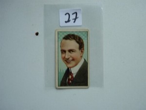 VINTAGE CIGARETTE CARD CINEMA 1935-40 MOVIE STAR DUSTIN FARNUM NO27