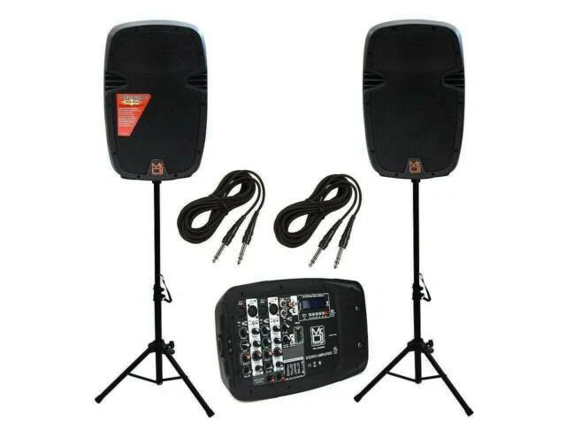 Mr DJ PBX210COMBO 3000W Portable Active Speaker System