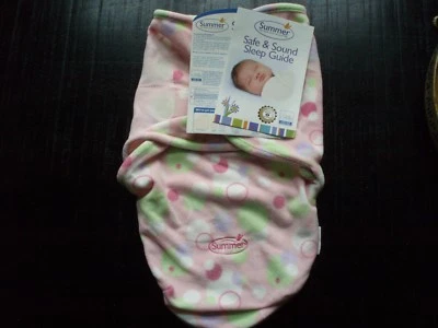 Summer Swaddle Me Baby 7-14 lb ~ 0-4 meses ~ Rosa - Imagem 1 de 4