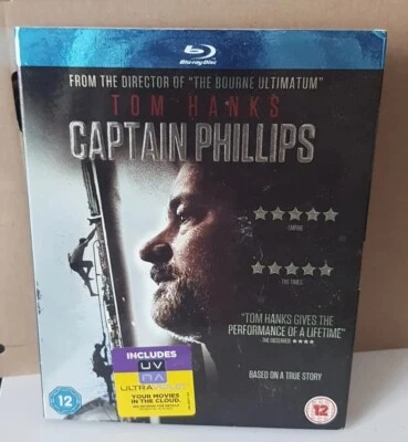 Captain Phillips Blu-Ray (2014) Tom Hanks, Greengrass (DIR) cert 12 Great Value - Image 1 of 4