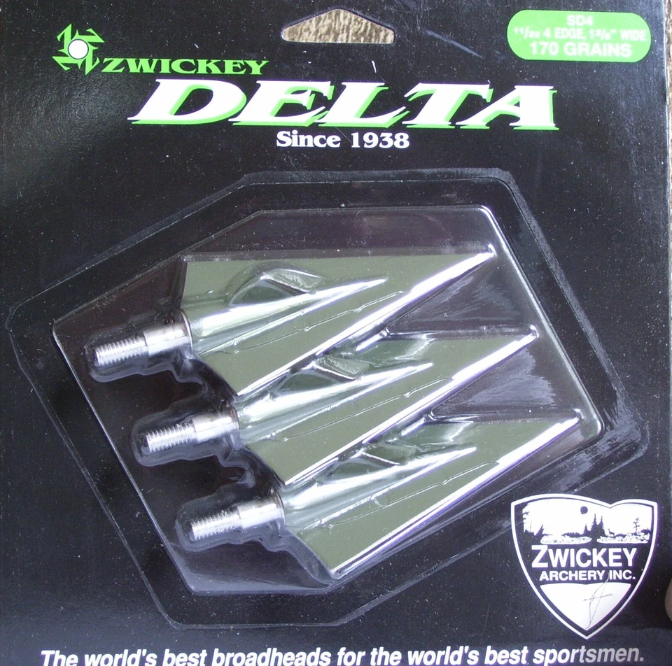 Zwickey Delta 4 hojas cabezas anchas atornilladas Foto 1 de 1