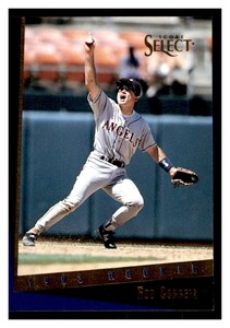 1993 Select Rookie Traded #142T ROD CORREIA RC California Angels Rookie