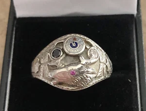 Vtg 14k Gold Elks Club Ring: Benevolent & Protective Order Elks; Size 12; 10.3 g - Picture 1 of 5