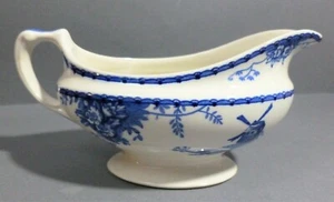 ANTIQUE THE LAHAYA PATTERN GRAVY BOAT 1920'S W.H. GRINDLEY & CO ENGLAND RARE - Picture 1 of 6