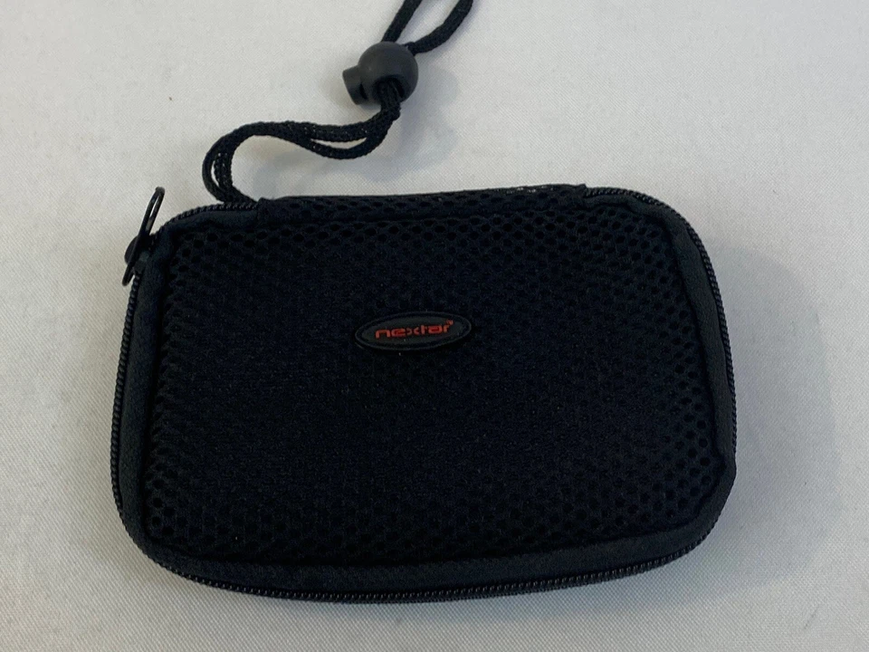 Nextar GPS Case 5" X 4" Black Zipper  Carry Strap Inner Pocket Fast Ship - Image 1 of 4