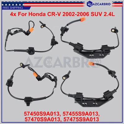 4 peças novo sensor de velocidade de roda ABS para Honda CR-V 2002-2006 57475S9A013 57450S9A013 - Imagem 1 de 4
