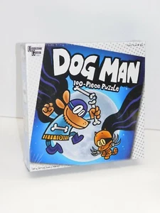 Dog Man Puzzle 100 Pieces Age 6+ Gift Super Hero Puppy Cat - Picture 1 of 5