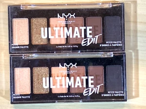 Set of Two NYX Ultimate Edit Petite Shadow Palette Free Ship #227 - Picture 1 of 2
