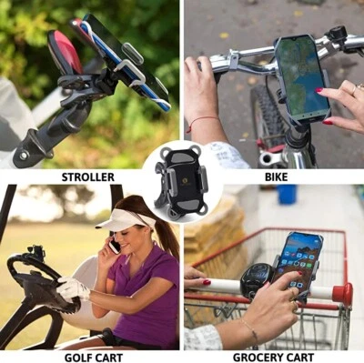 Universal Action Claw Bicycle & Motorcycle Cell Phone Mount SHELF PULL - Image 1 of 4