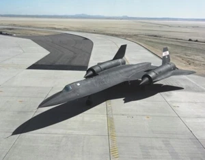 SR-71 "Blackbird" aircraft Ship #1 on Ramp 8X12 PHOTOGRAPH NASA D - Picture 1 of 1