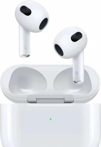 Apple Airpods (3rd Generation) with Lightning Charging Case (Genuine) - White - Picture 1 of 9