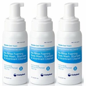 Coloplast Bedside Care No-Rinse Foaming Skin Cleanser 8 oz (Pack of 3) 67145
