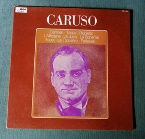 Enrico Caruso: Carmen Tosca, Rigoletto LP Gatefold France Red Seal RCA RM 11749 - Picture 1 of 3