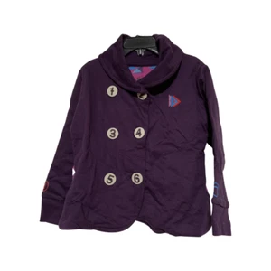 Toddler Girls Lesomi Educational Clothing Button Up Peat Coat Sz 3 to 4T NWT - Picture 1 of 5
