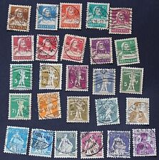 Switzerland - 1908 - 1914 - 26 Used Stamps