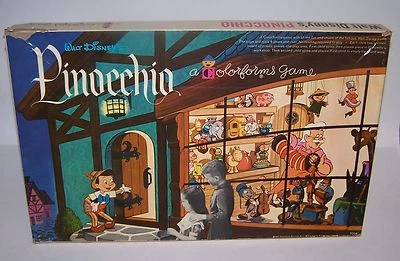 Vintage Walt Disney Pinocchio Colorforms Game 1962 Unused NIB - Image 1 of 4