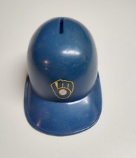 Vintage 1973 Milwaukee Brewers Baseball Mini Helmet Bank
