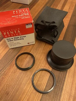 Titanium Penta Optics Day Night Vision Video Recording Hi-Res 0.42X￼ Lens MACRO - Image 1 of 4