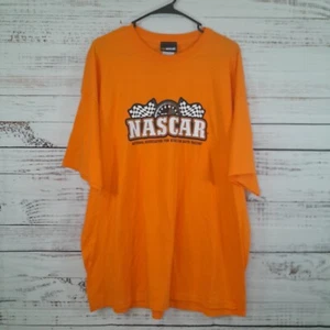 Nascar T Shirt Adult 2XL Orange Sports Stock Cars Racing Motorsports Logo - Picture 1 of 8