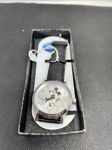 Reloj Disney Talla Adulto Correa Negra Mickey Mouse con Brazos en Movimiento ️ - Imagen 1 de 9