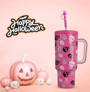 MEOKY VASO 40 OZ CON TAPA DE MANGO PAJITA HALLOWEEN EDICIÓN LIMITADA - Imagen 1 de 1