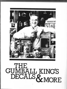MR1324:The Gumball King's Decals & More 12pg Catalogue Brochure - Picture 1 of 3