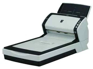 FUJITSU FI-6230 HIGH SPEED DUPLEX DOKUMENT 40PPM SCANNER MIT FLACHBETT & FÄCHER - Bild 1 von 3